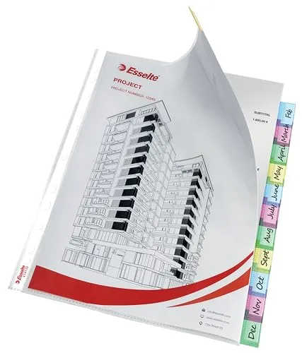 Esselte 414170 buste trasparenti A4 12 buste