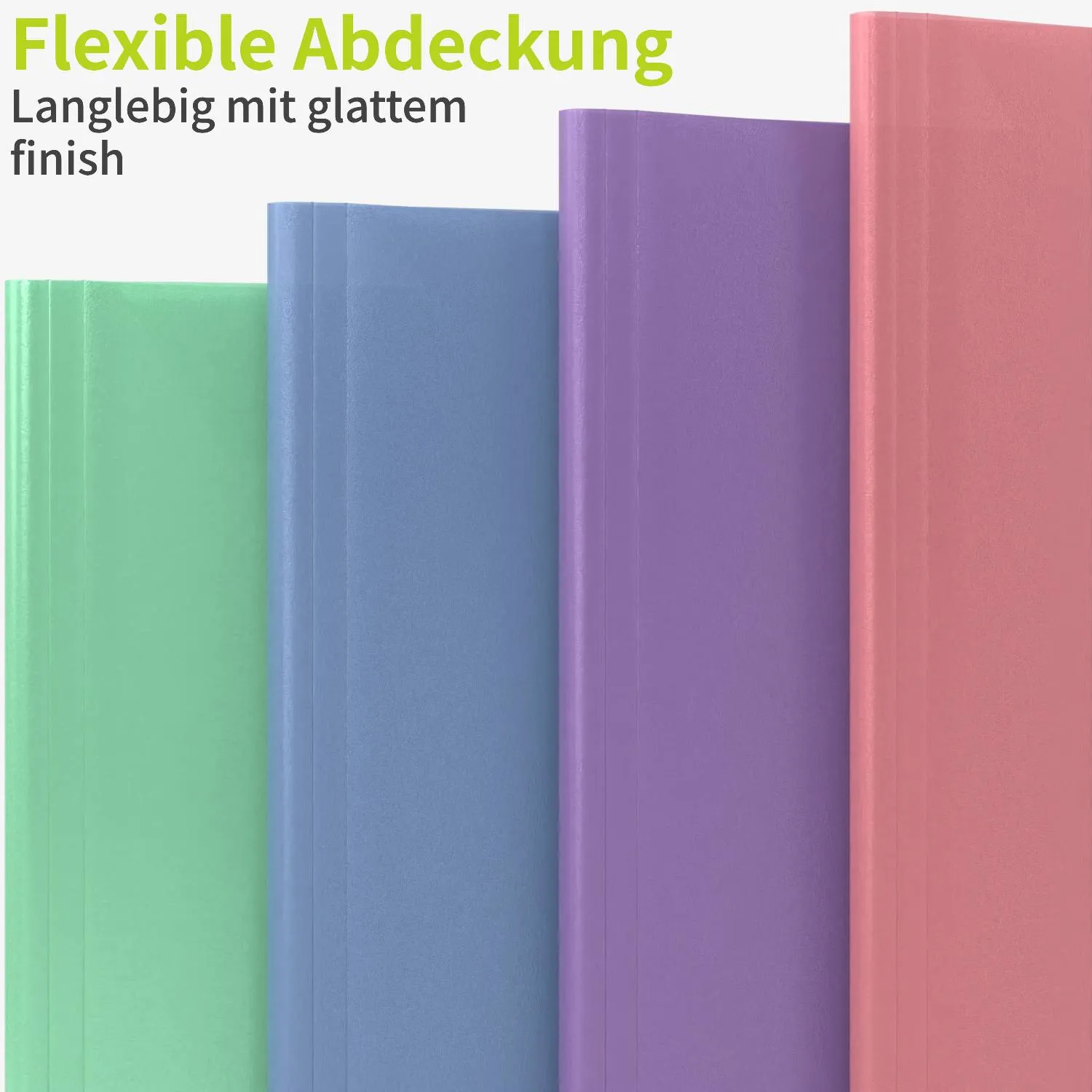 ACROPAQ Cartellina elastica A4 8 pezzi 3 lembi collezione acqua