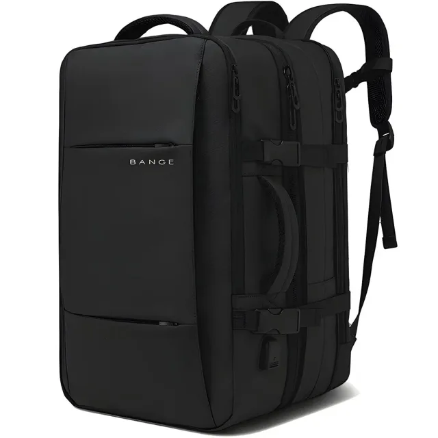 ACROPAQ Zaino Espandibile Nero 26-45L USB