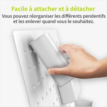 ACROPAQ Range Stylo portapenne plastica bianco