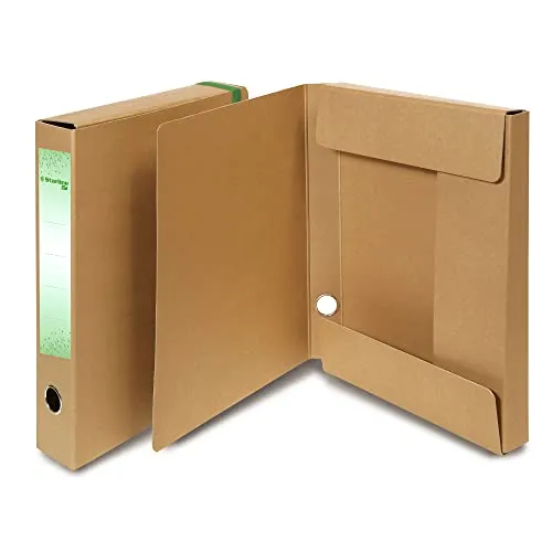 Euro-Cart Cartellina Rigida Elastico dorso 4 cm 35x25 cm avana