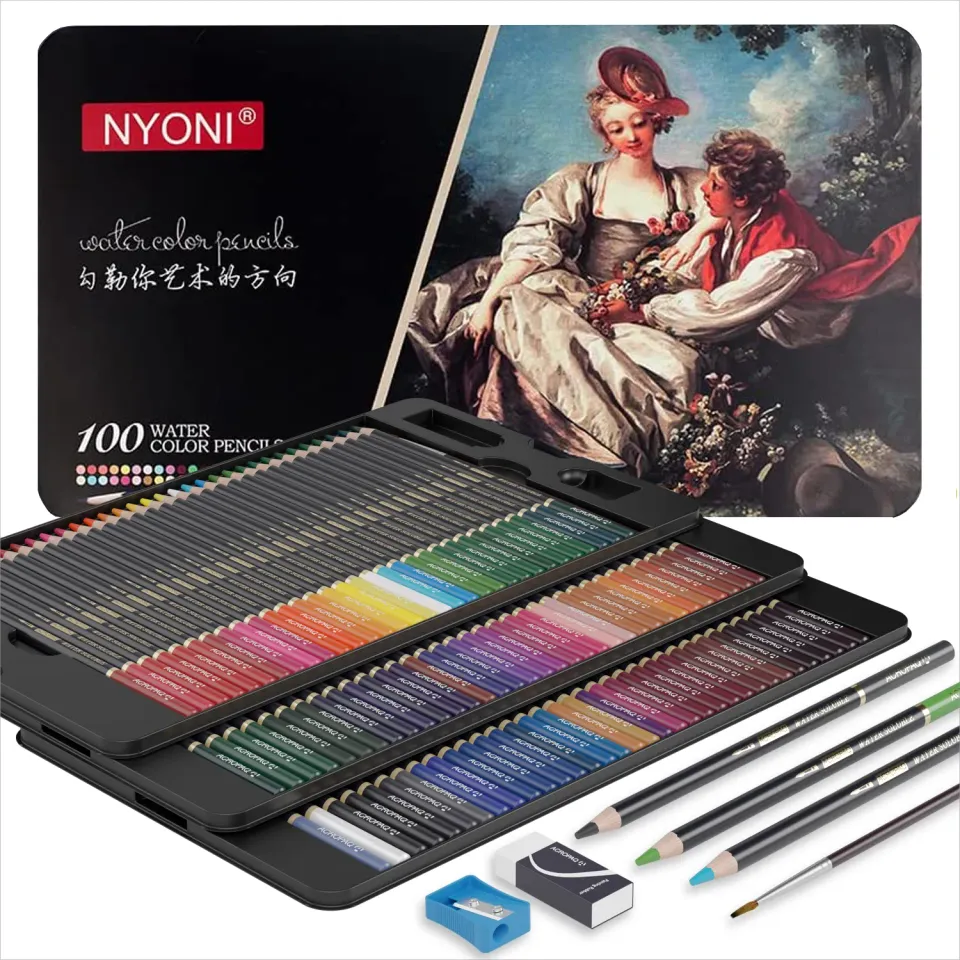 ACROPAQ matite acquerellabili 100 colori disegno