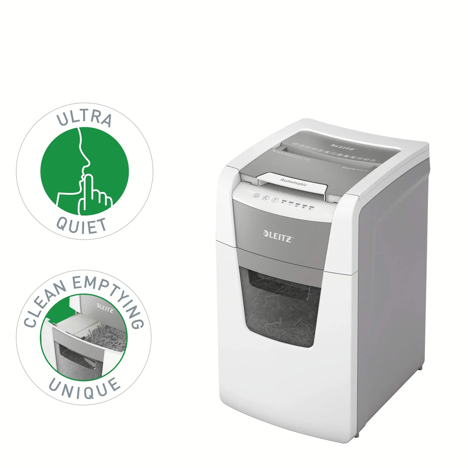 Leitz MyBox IQ Autofeed Office P5 80142000 distruggidocumenti 150 fogli