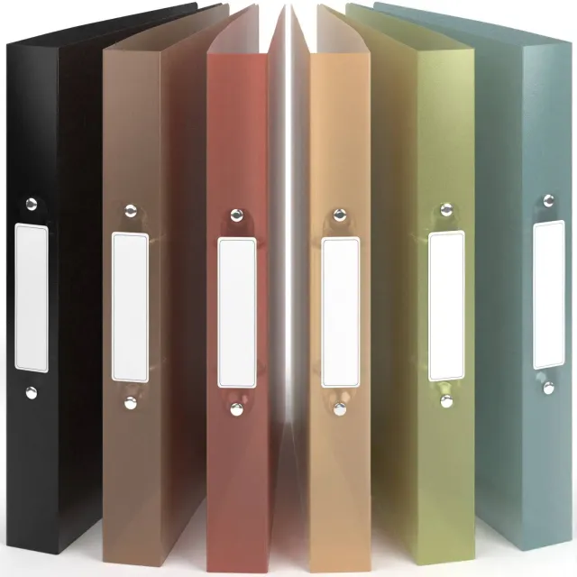 Acropaq Nature Raccoglitore A4 2 Anelli Acqua 6 Pezzi