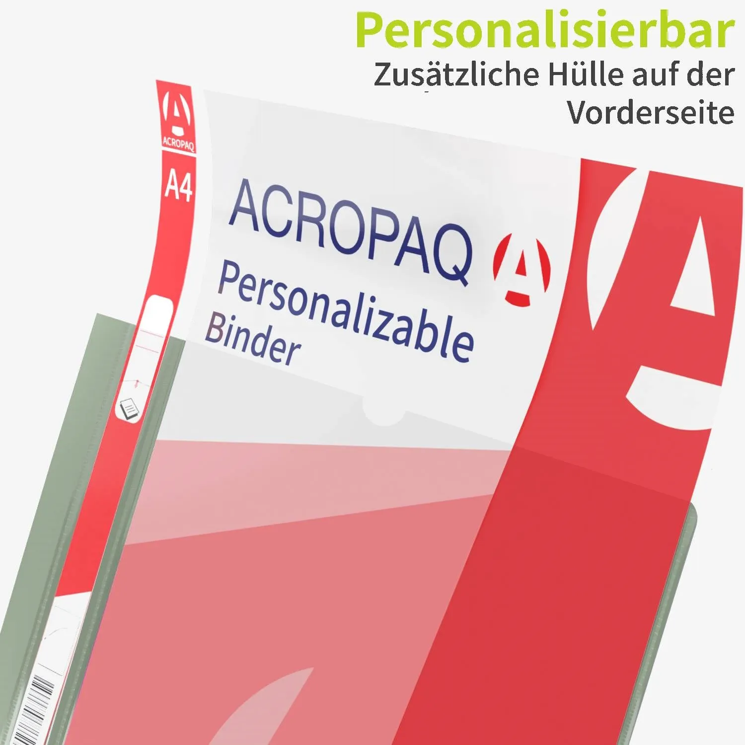 ACROPAQ Cartellina A4 con linguetta 10 pezzi azzurro pastello