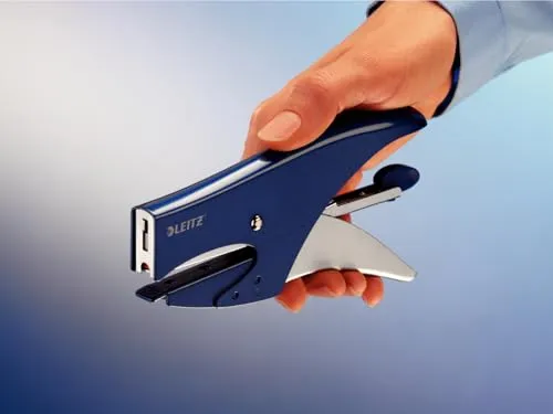 Leitz Ergo WOW 55470033 cucitrice a pinza blu scuro 15 fogli