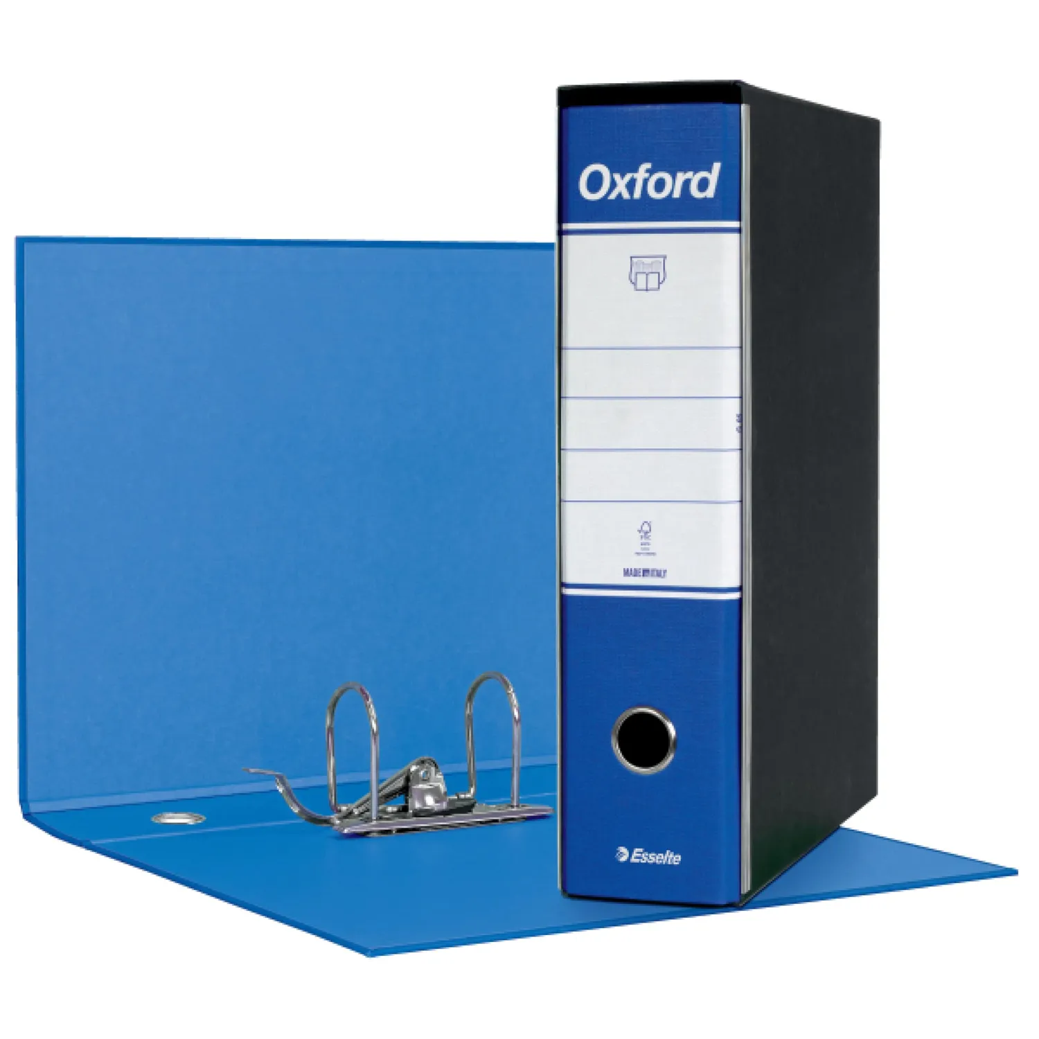 Esselte Oxford G85 Registratore Protocollo Blu 6 Pezzi Dorso 8 cm
