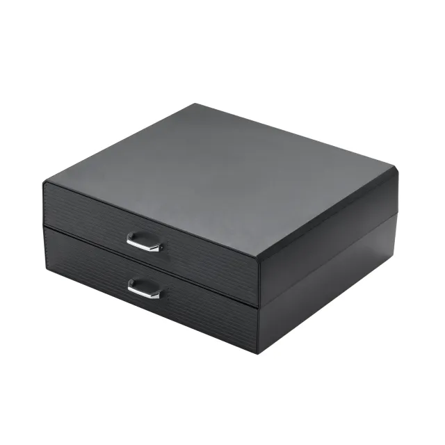 ACROPAQ Portacapsule con cassetto nero Dolce Gusto