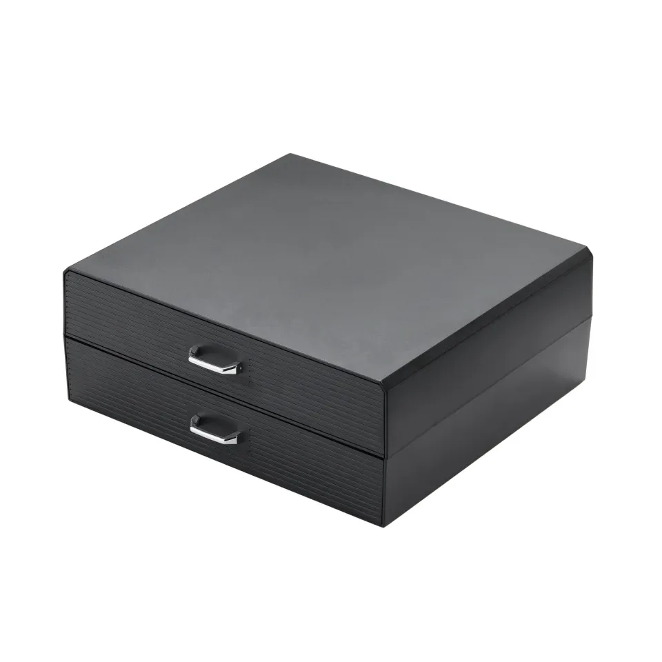 ACROPAQ Portacapsule con cassetto nero Dolce Gusto