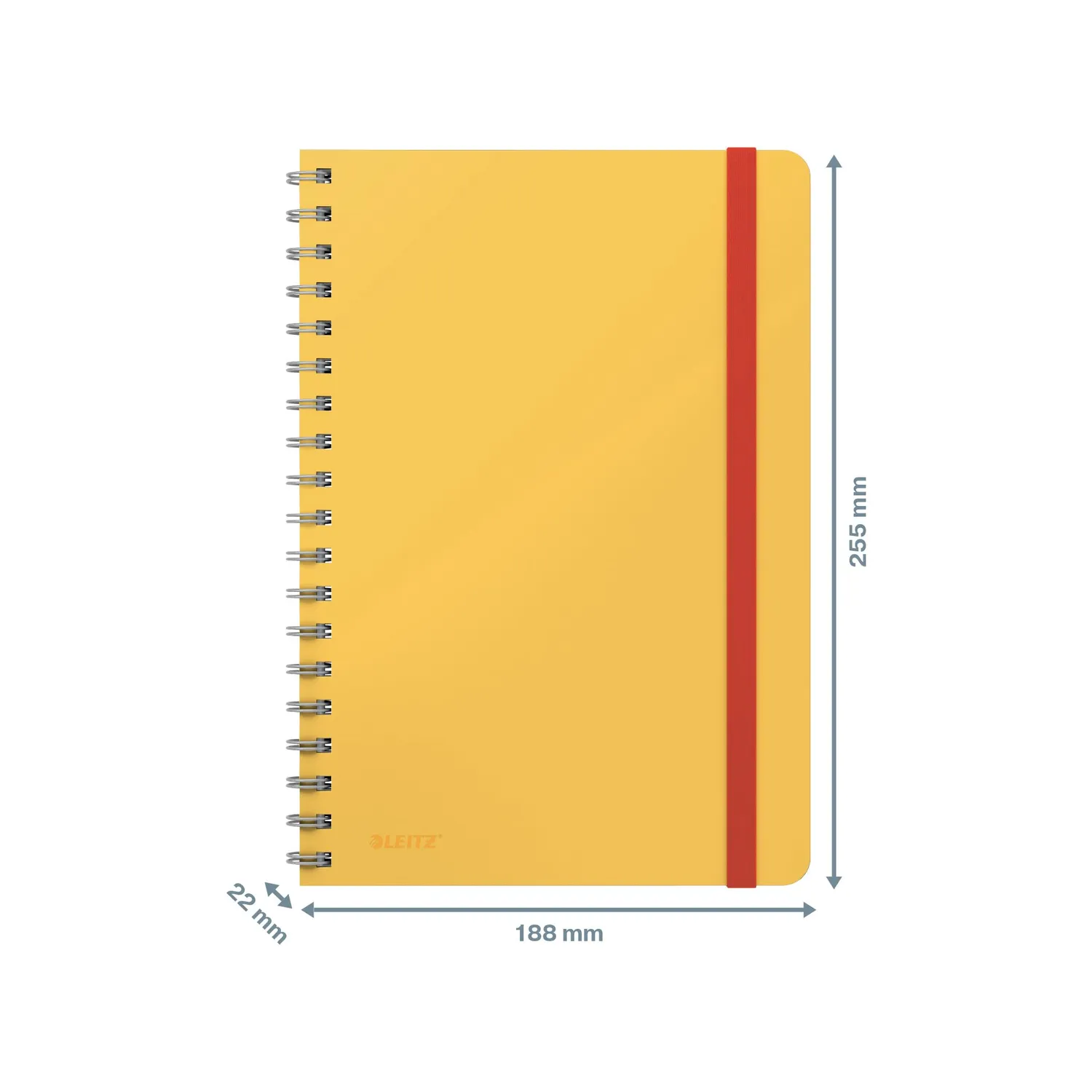 Leitz Cosy 45270019 Blocco Spiralato B5 righe giallo 80 fogli