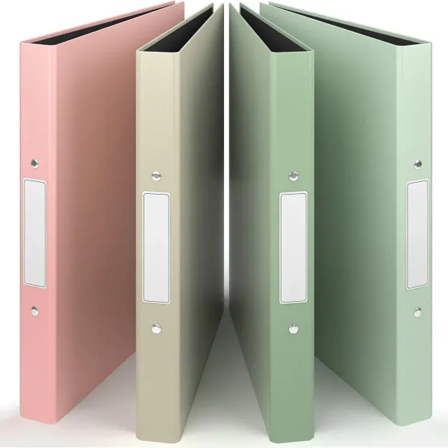 ACROPAQ Raccoglitori A4 2 anelli 40mm terra 4 pezzi