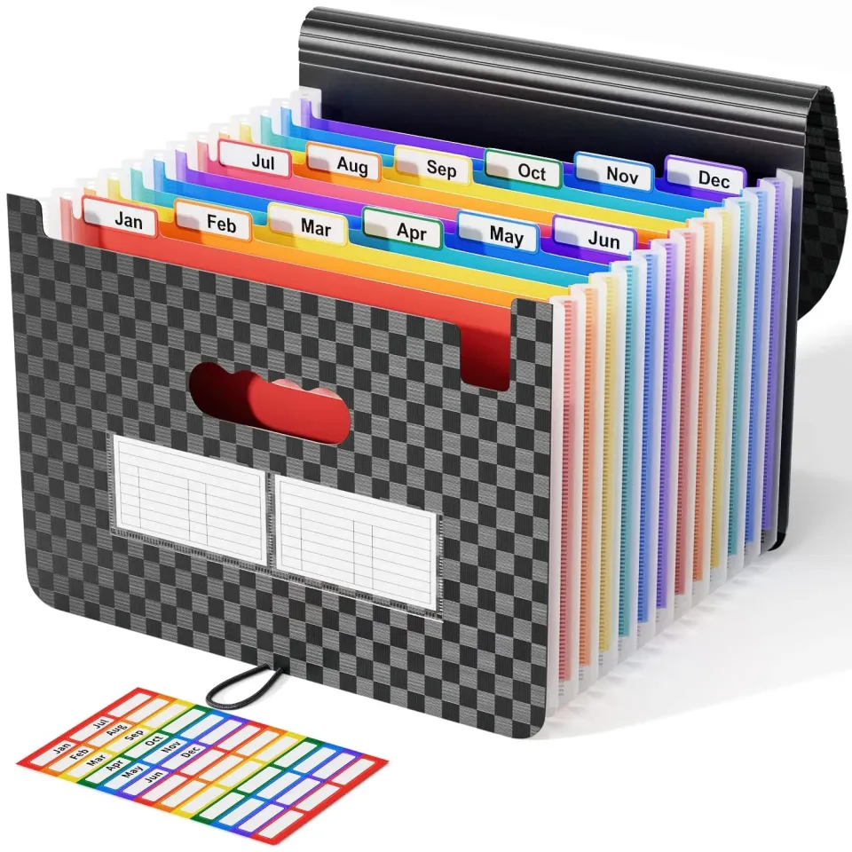 ABClife Organizer Documenti Fisarmonica A4 13 Tasche