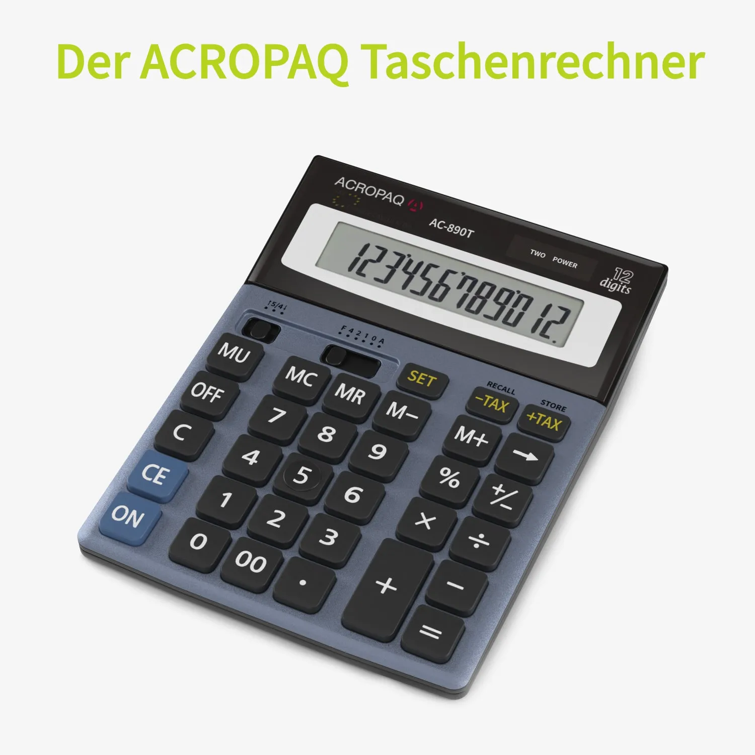 ACROPAQ Calcolatrice grande 12 cifre display XL