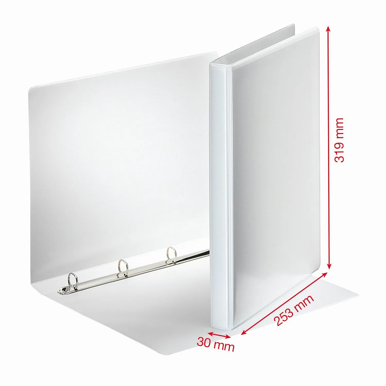 Esselte Essentials Panorama 49700 raccoglitore 4 anelli bianco 3 cm