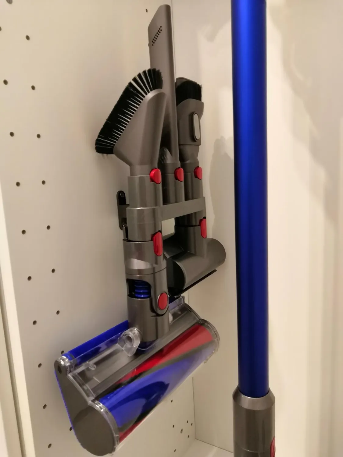 ABClife supporto parete aspirapolvere Dyson V7 V8 V10 grigio accessori