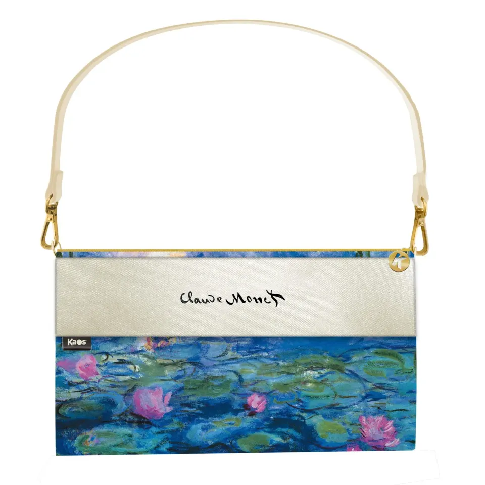 Kaos Hand Pochette Ninfee pochette donna 26x15 stampa Monet