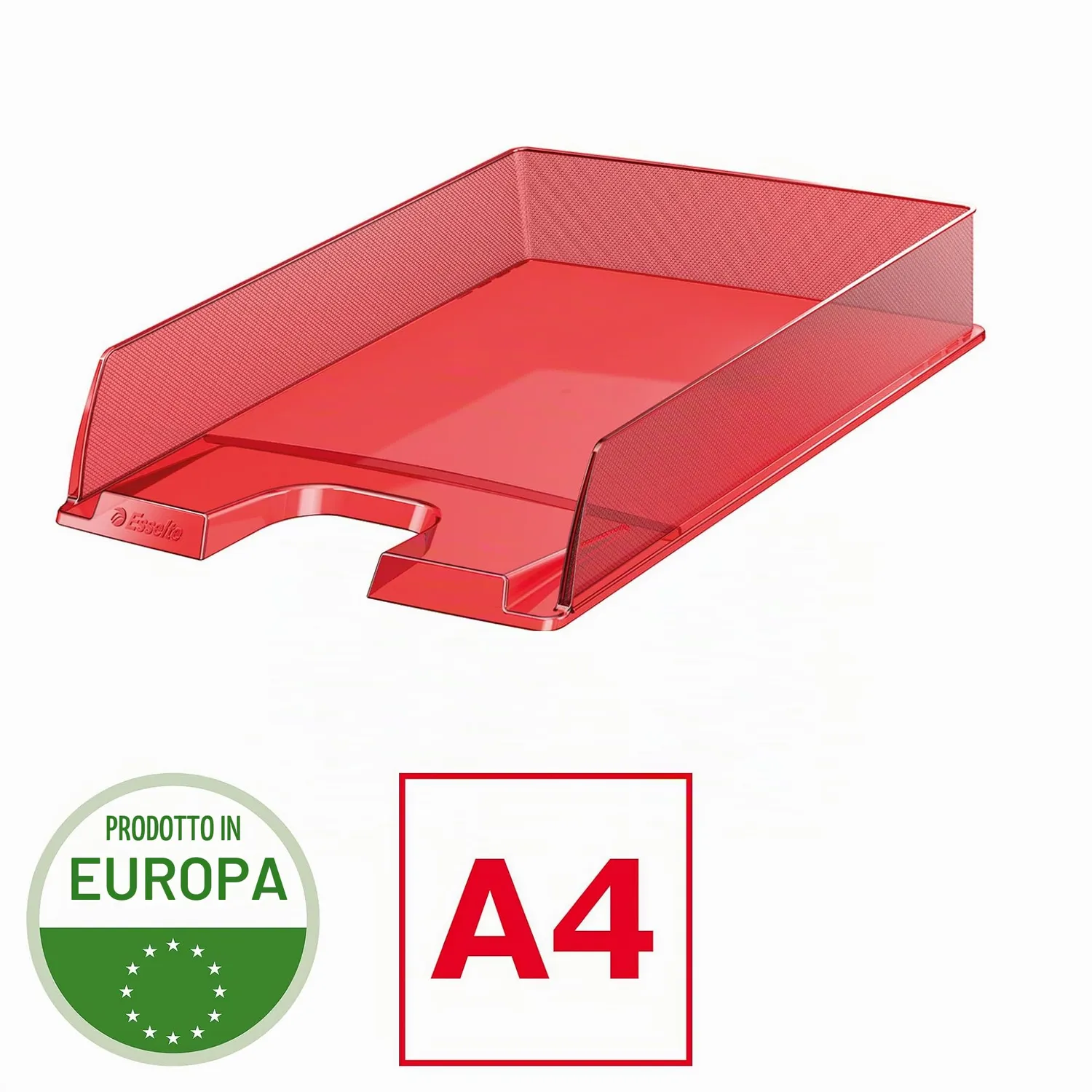 Esselte Europost Vaschetta Portacorrispondenza A4 Set 10 Pezzi Rosso