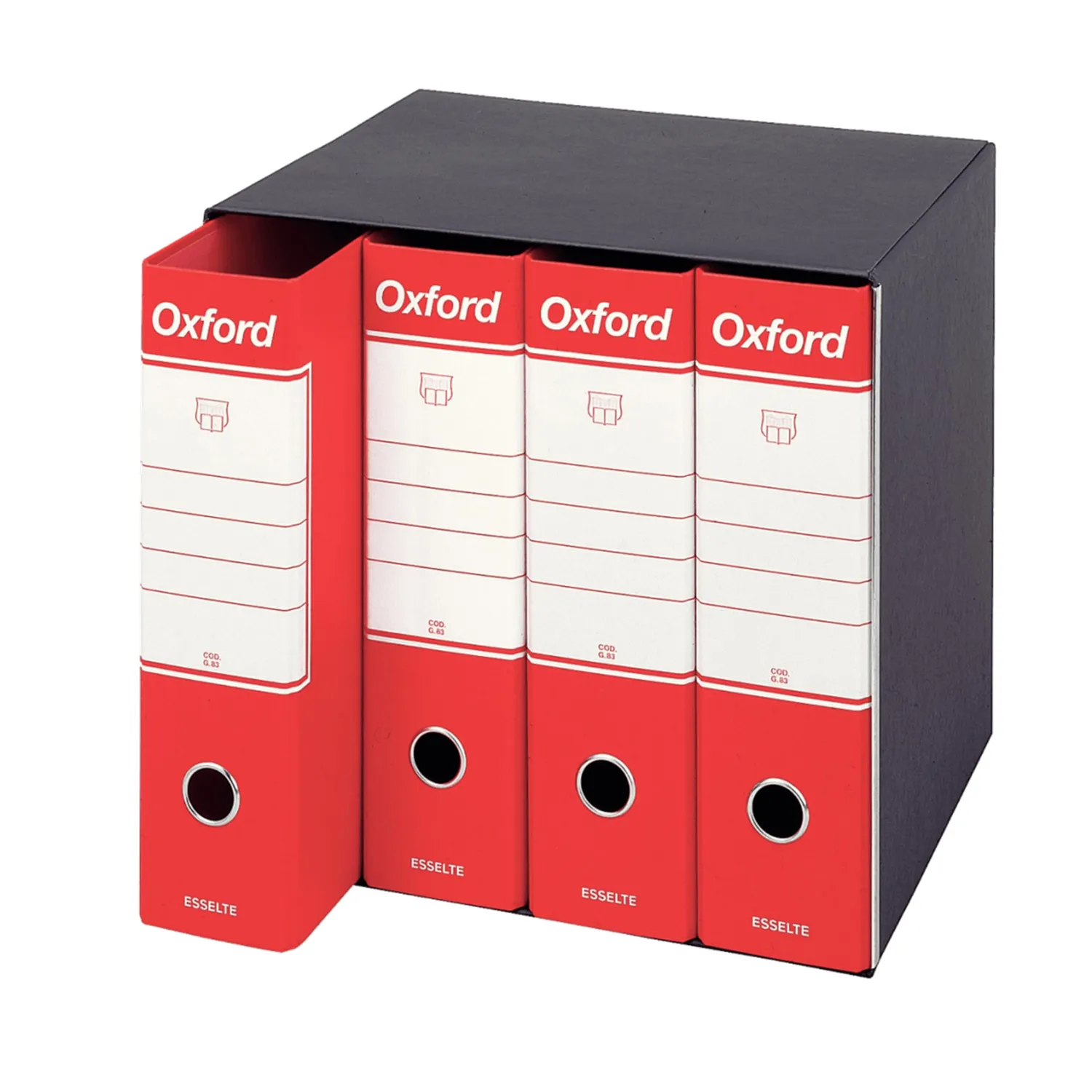 Esselte Oxford G89 registratori a leva blu 4 pezzi