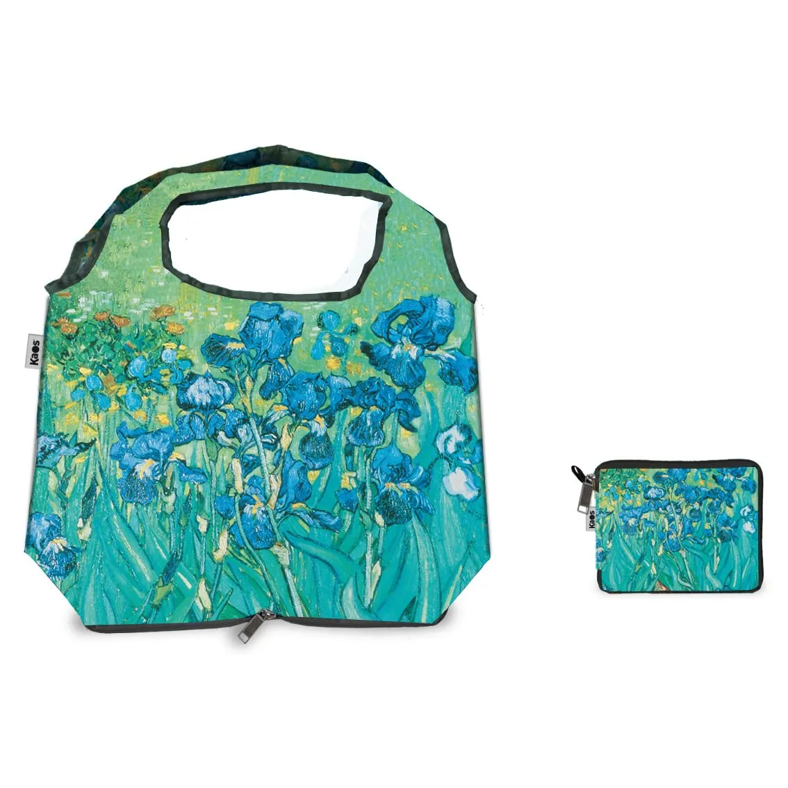 Kaos shopper pieghevole con cerniera Large 40x35cm
