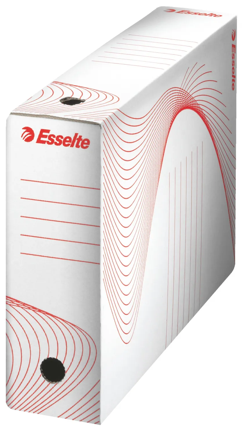 Esselte Boxy 100 scatola archivio A4 dorso 10 cm bianco 10 pezzi