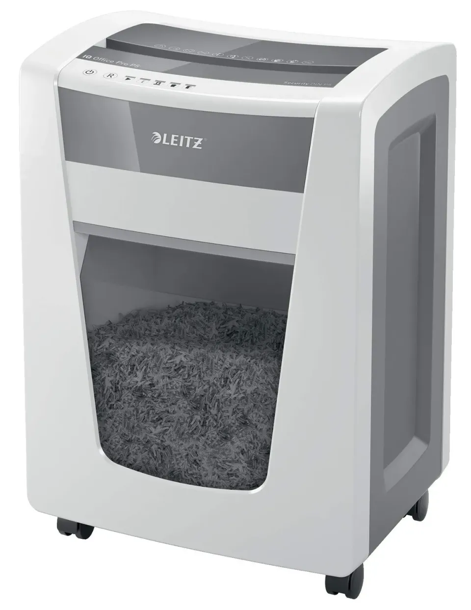 Leitz IQ Office Pro 80052000 Distruggidocumenti P5 Bianco 30L