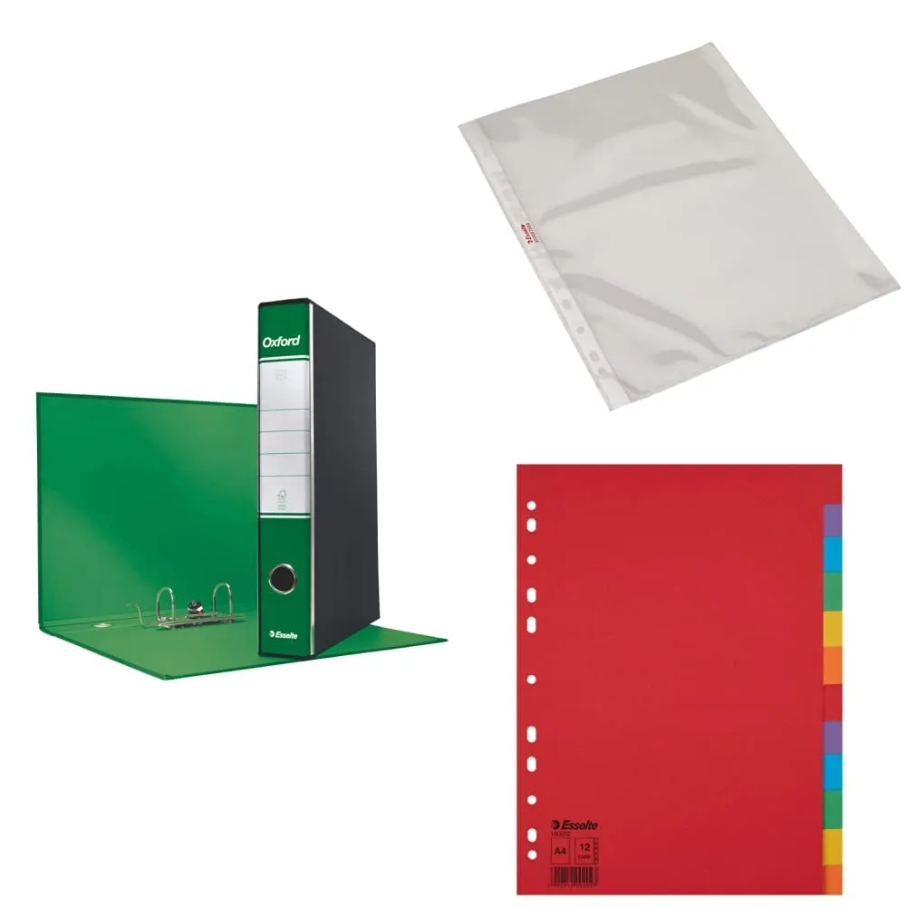 Oxford G83 registratori a leva arancione 6 pz dorso 8 cm