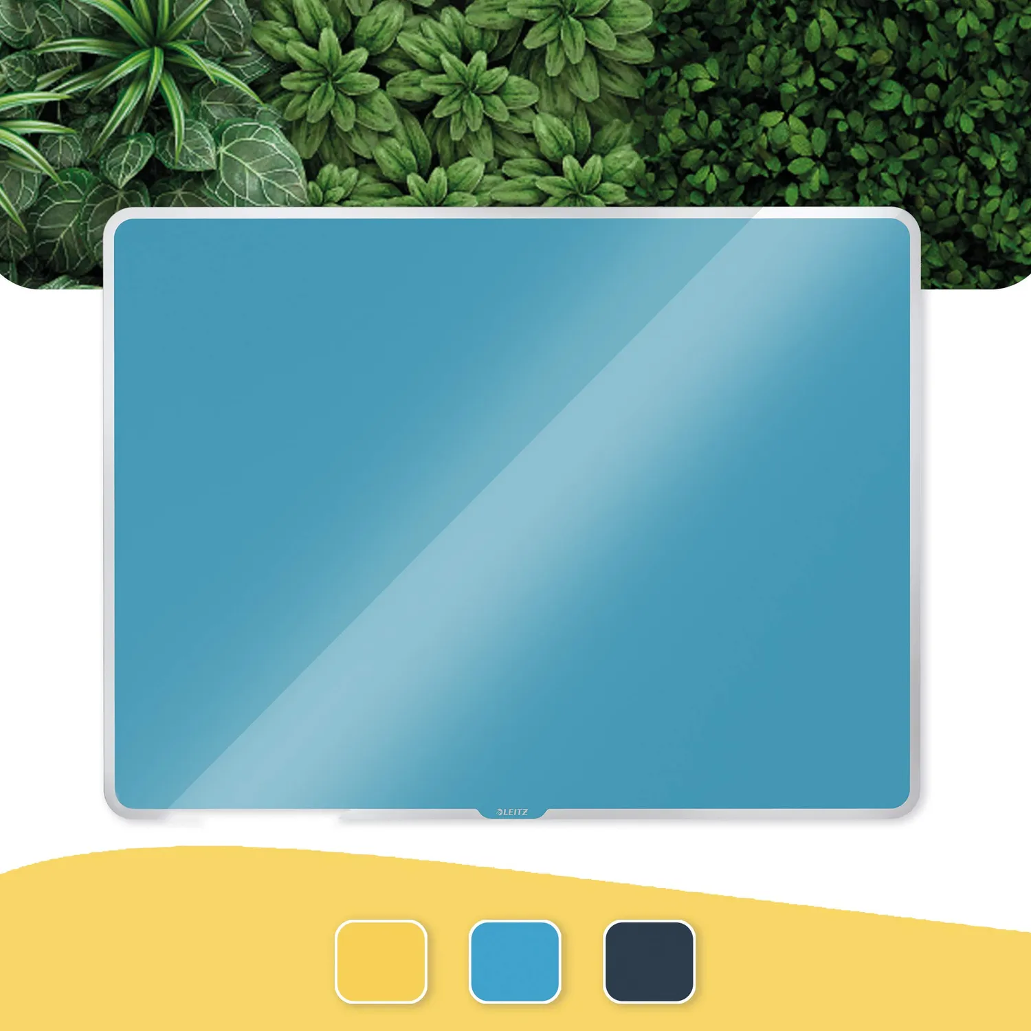 Leitz Cosy 70420061 lavagna 60x40 cm blu vetro magnetico