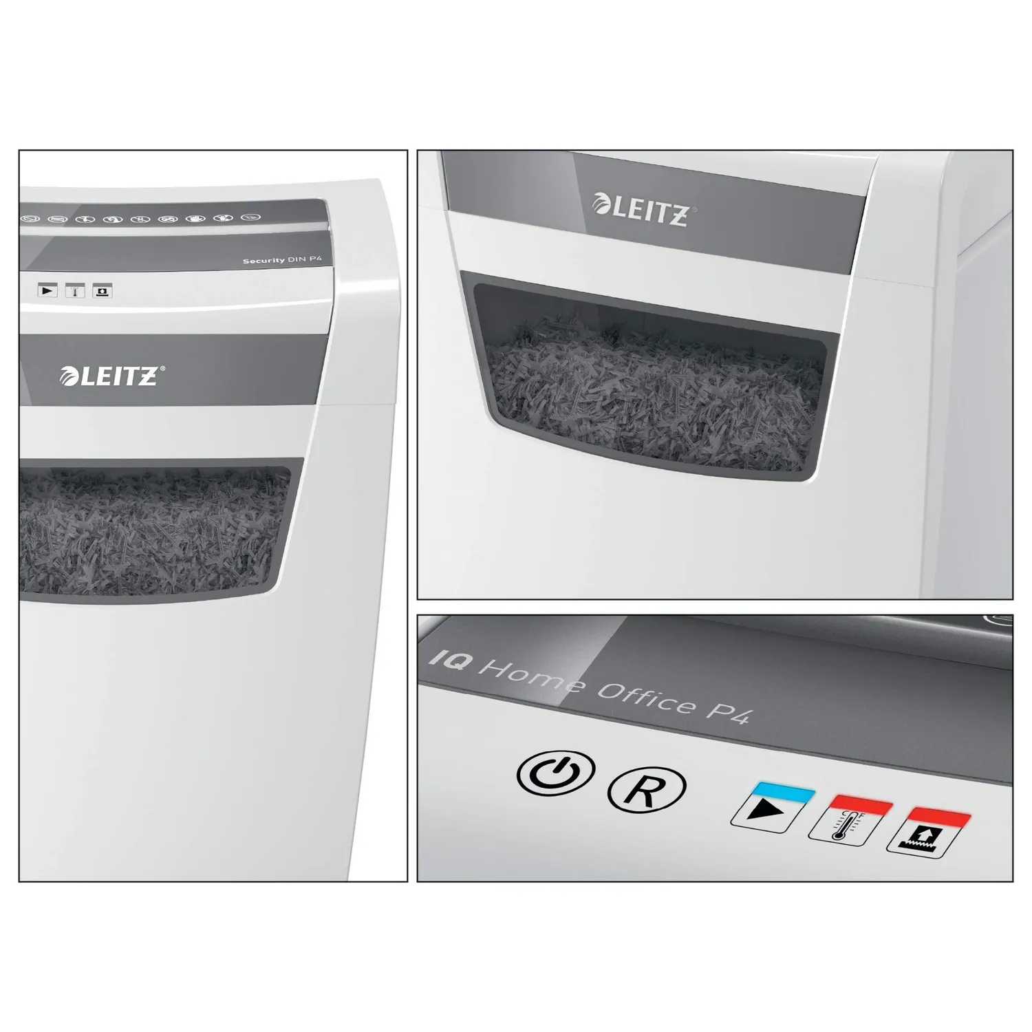 Leitz Ergo WOW IQ Home Office 80091000 distruggidocumenti bianco 23 L