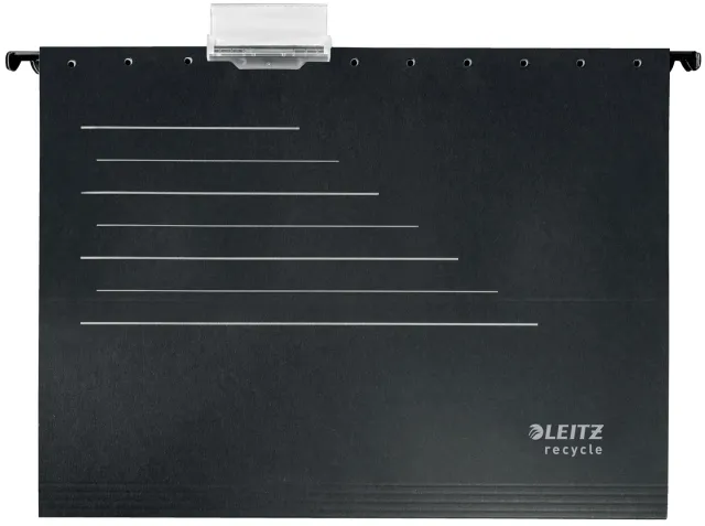 Leitz MyBox Recycle Alpha cartella sospesa A4 nero riciclata