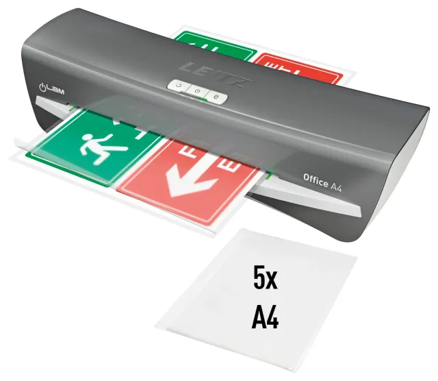 Leitz MyBox iLAM Office A4 plastificatrice argento 2 rulli