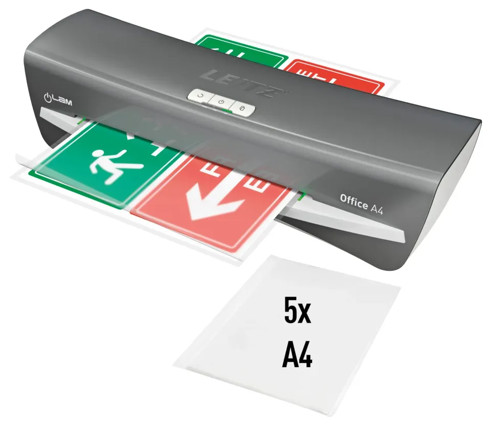 Leitz MyBox iLAM Office A4 plastificatrice argento 2 rulli