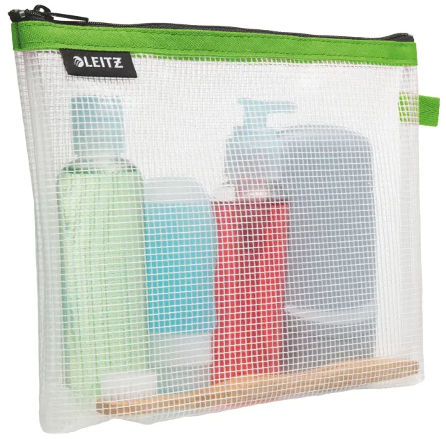 Leitz WOW 40140054 busta viaggio cosmetici verde 24x17 cm