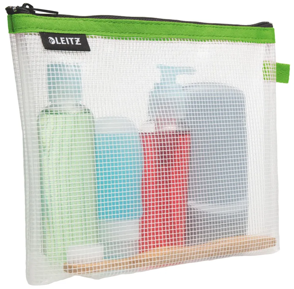 Leitz WOW 40140054 busta viaggio cosmetici verde 24x17 cm