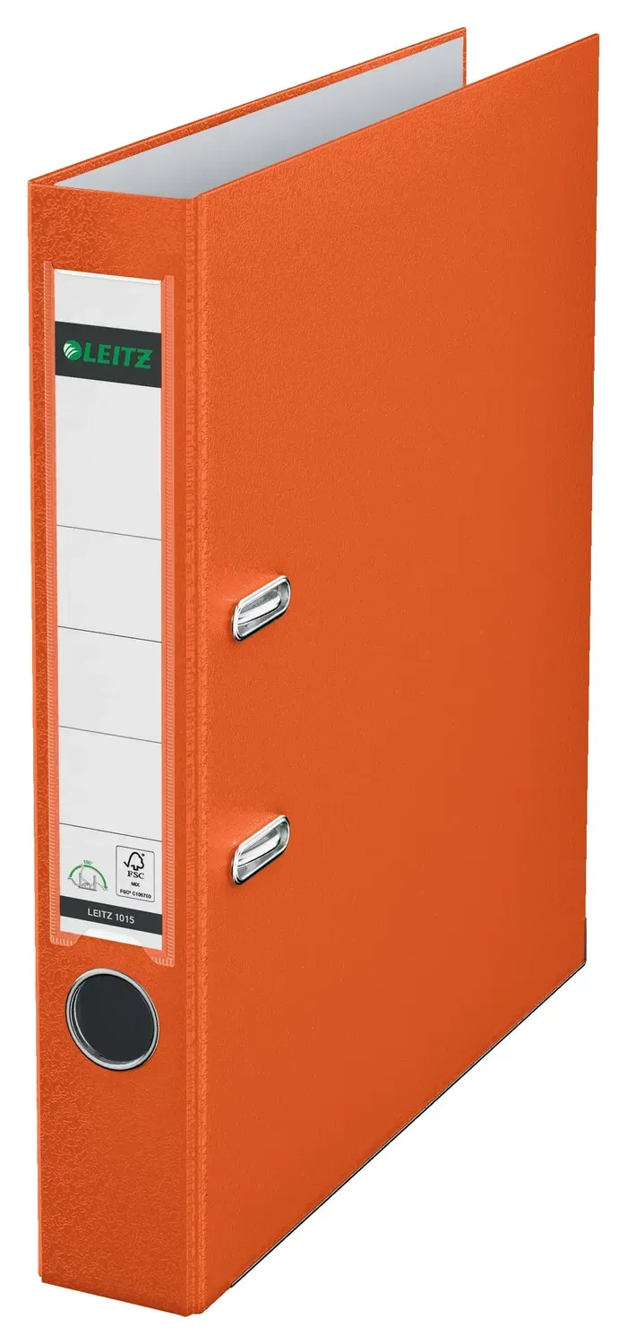 Leitz Eins Zwei 10155045 registratore arancione 52 mm