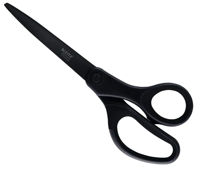 Leitz WOW Forbici Titanio 20,5 cm Nere Antiaderenti