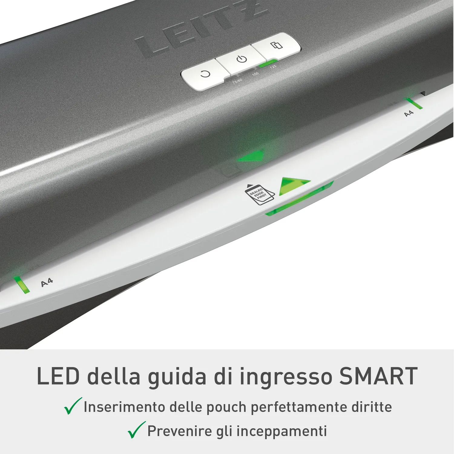 Leitz MyBox iLAM Office A4 plastificatrice argento 2 rulli