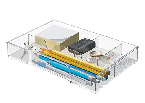 Leitz Plus Organizer Cassetti Trasparente 4 Scomparti
