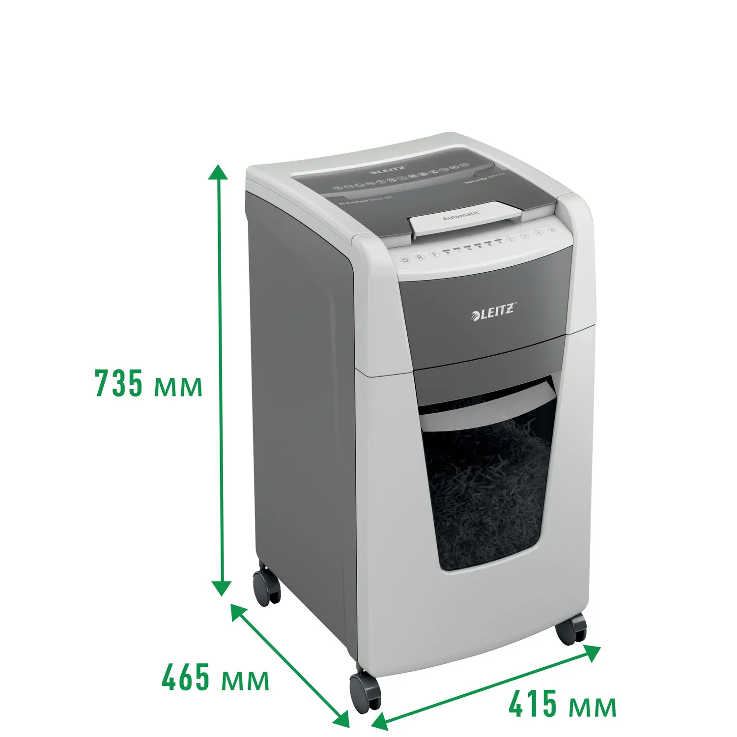 Leitz IQ Autofeed 300 distruggidocumenti automatico P4