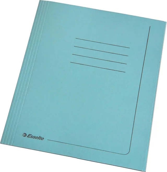 Esselte Manilla Cartelline 3 Lembi Azzurro 25 pz riciclate