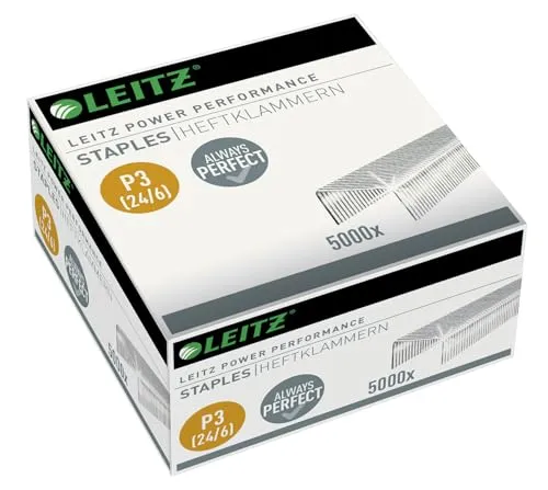 Leitz Ergo WOW Power Performance P3 punti 24/6 5000 pezzi zincati