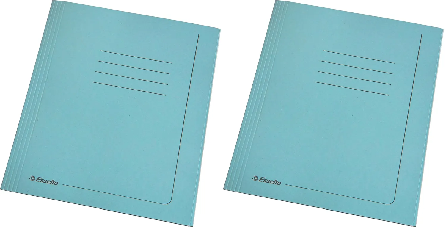 Esselte Manilla Cartelline 3 Lembi Azzurro 25 pz riciclate