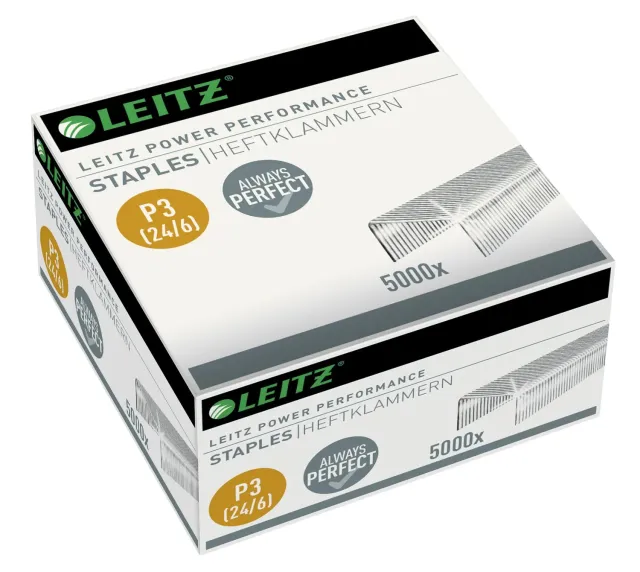 Leitz Ergo WOW Power Performance P3 punti 24/6 5000 pezzi zincati