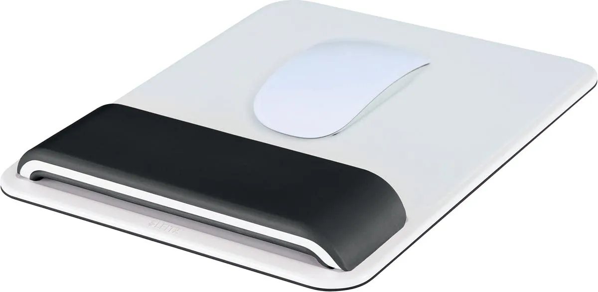 Leitz Ergo Cosy WOW poggiapolsi mouse grigio chiaro ergonomico