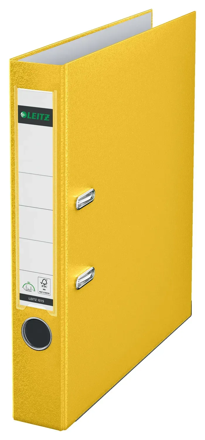 Leitz Eins Zwei 10155015 registratore a leva giallo 52 mm