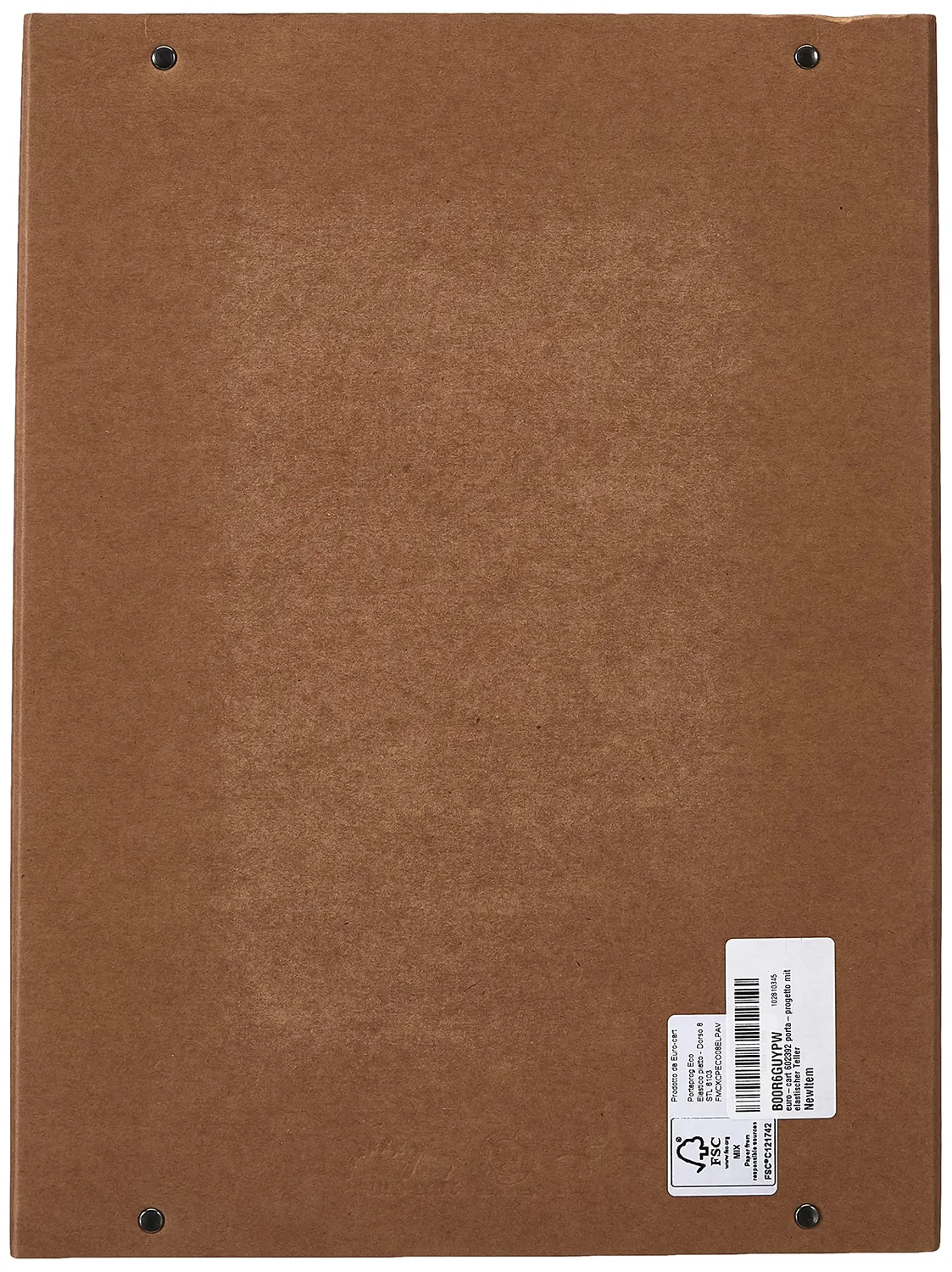 Euro Cart Classic cartellina elastico dorso 8 cm 35x25
