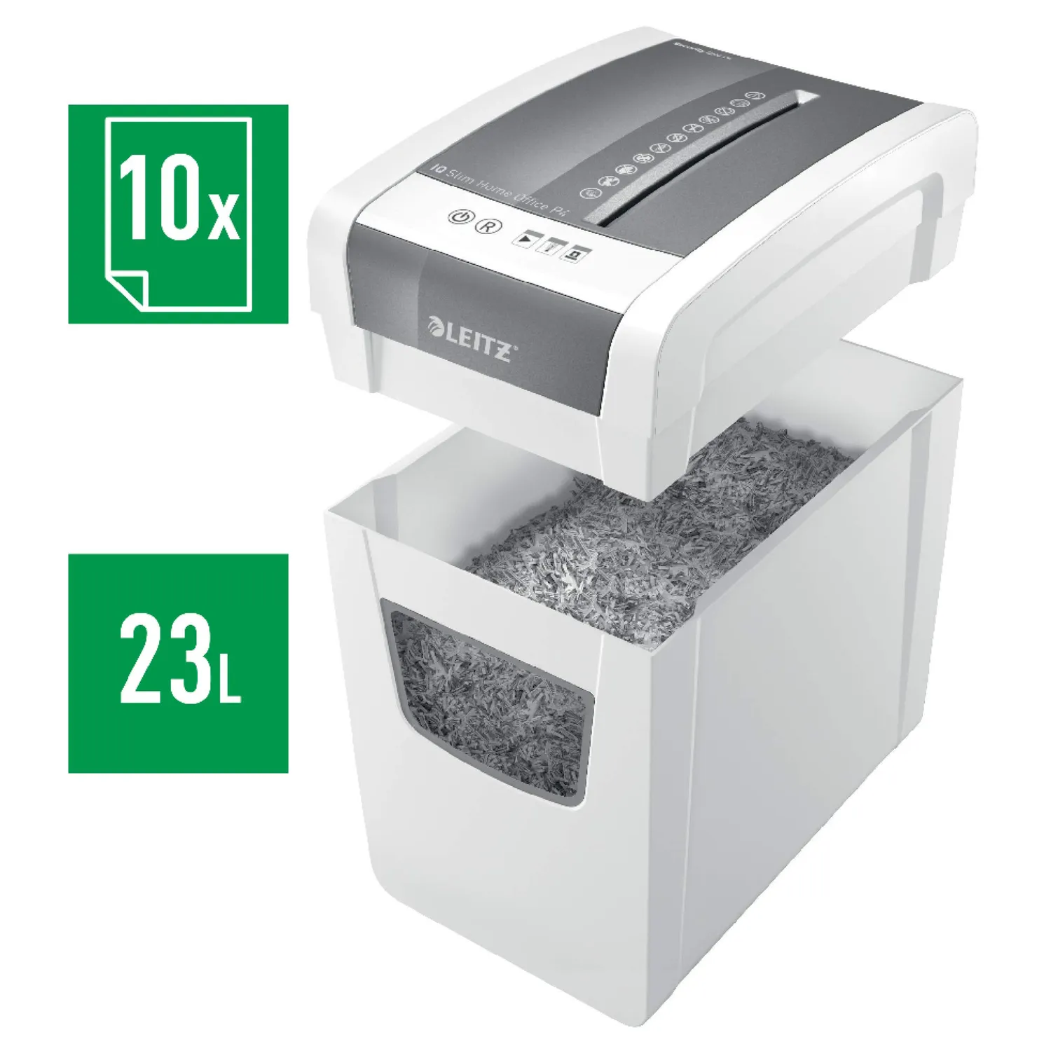 Leitz IQ Home Slim distruggidocumenti ufficio sottile