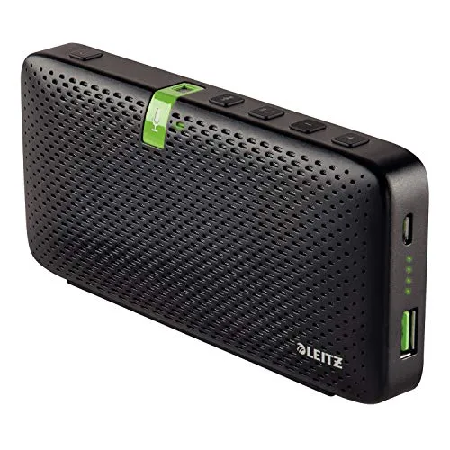 Leitz 65190095 cassa bluetooth conferenza nera portatile