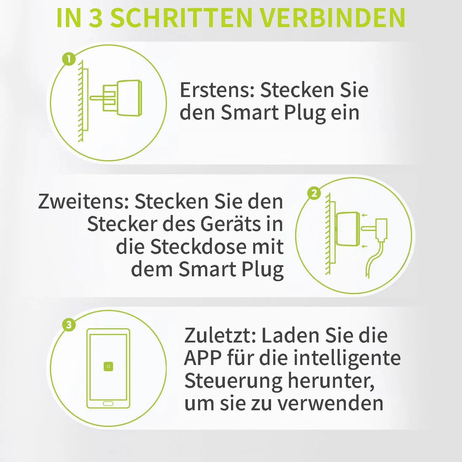 ACROPAQ Presa wifi smart plug timer app