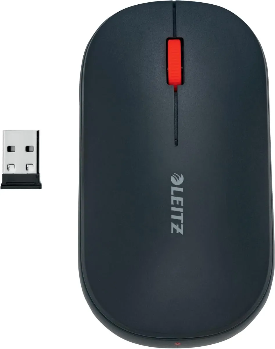 Leitz Ergo WOW Cosy Sure Track mouse wireless grigio velluto silenzioso