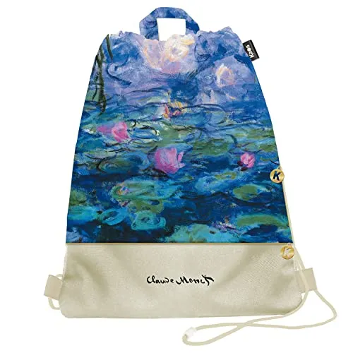 Kaos Classic Monet Ninfee sacca palestra 33x41 leggera